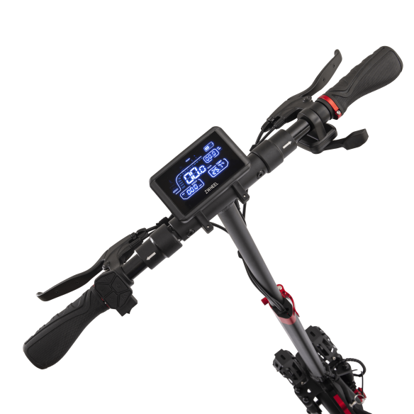 Patinete ZWHEEL ZRINO DUO MAX, Doble motor, Potencia nominal 2x500W, Potencia total 2x1000W, Velocidad 25km/h, Autonomía hasta 45km, Homologado DGT,  Tracción delantera y trasera, Tiempo de carga 5-6h,