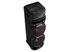 LG XBOOM RNC9, Altavoz de Gran Potencia, Bluetooth, USB, Funciones DJ, Karaoke, Iluminación LED Multicolor, Amplia Conectividad, 4 Altavoces