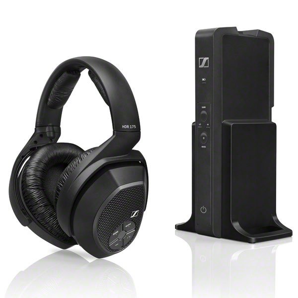 Sennheiser HDRS175U auriculares RF TV, Digital optical, Noise Blocking, Control de volumen en el auricular, Bass boost dinamico y modos de sonido envolvente virtuales.
