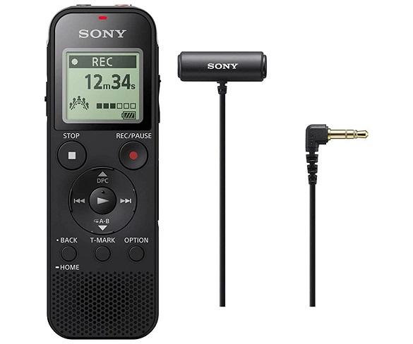Sony ICDPX470, grabadora de voz digital con 4 GB, USB, ranura micro SD y grabación mp3