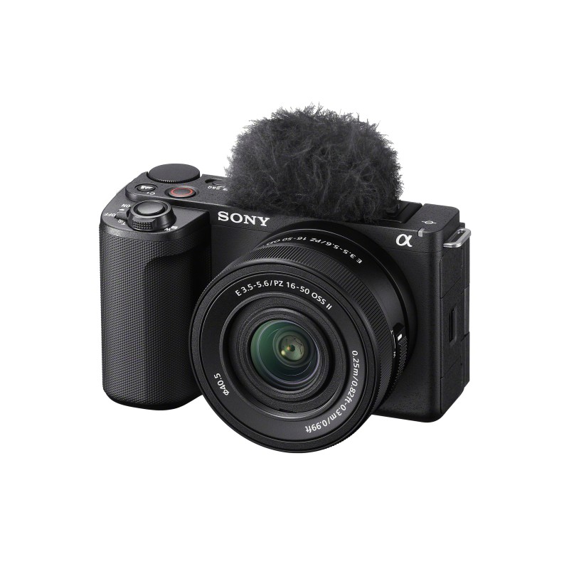 Sony ZVE10M2KB, cámara de vídeo APS-C mirrorless, con objetivo Kit Power Zoom 16-50 mmf/3.5-5.6, vídeo 4K60p, 26 MP