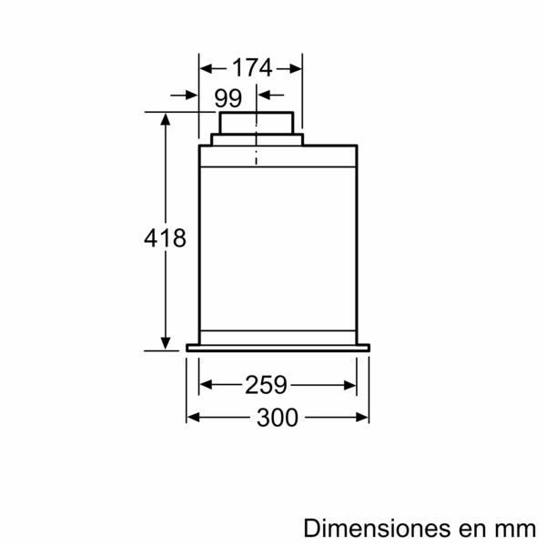 Siemens LB89585M, módulo de integración, 86 cm, cristal blanco, A++, iQ700