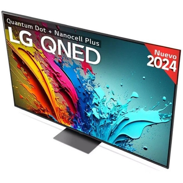 LG 75QNED87T6B, TV QNED 75" UHD 4K, procesador inteligente 4K α8, Smart TV, DVB-T2 (H.265), negro