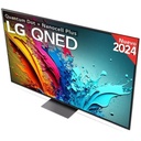 LG 75QNED87T6B, TV QNED 75" UHD 4K, procesador inteligente 4K α8, Smart TV, DVB-T2 (H.265), negro