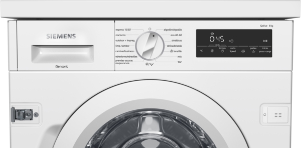 Siemens WI14W542ES, lavadora Carga frontal, 8 kg, 1400 RPM, iQ700