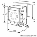 Siemens WI14W542ES, lavadora Carga frontal, 8 kg, 1400 RPM, iQ700