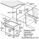 Siemens HB537GES3, horno pirolítico, 60 x 60 cm, acero inoxidable