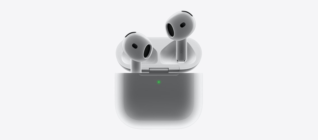 Auriculares inalámbricos Apple AIRPDOS 4,  Sonido envolvente, Chip H2, Llamadas superclaras, Resistente agua, polvo y sudor, Hasta 30 horas de batería