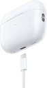 Auriculares inalámbricos Apple AIRPODS PRO,  Sonido envolvente, Chip H2, Llamadas superclaras, Cancelación de ruido, Resistente agua, polvo y sudor, Hasta 30 horas de batería
