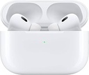 Auriculares inalámbricos Apple AIRPODS PRO,  Sonido envolvente, Chip H2, Llamadas superclaras, Cancelación de ruido, Resistente agua, polvo y sudor, Hasta 30 horas de batería