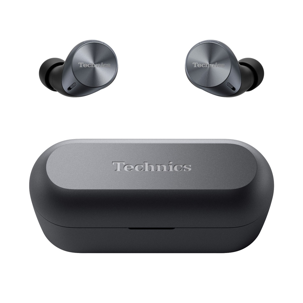 Technics EAH-AZ60E-K, auriculares inalámbricos con cancelación de ruido, Bluetooth multipunto y micrófono incorporado, hasta 7 horas de reproducción, negro