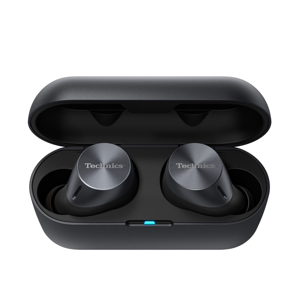 Technics EAH-AZ60E-K, auriculares inalámbricos con cancelación de ruido, Bluetooth multipunto y micrófono incorporado, hasta 7 horas de reproducción, negro