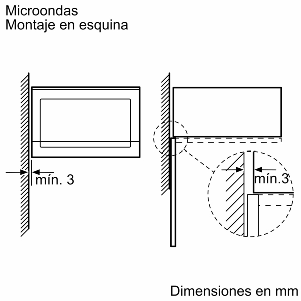 Siemens BF520LMA1, microondas integrable, 38 x 60 cm, negro, iQ300