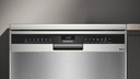 Siemens SN25ZI08CE, lavavajillas de libre instalación, 60 cm, acero cepillado antihuellas, iQ500