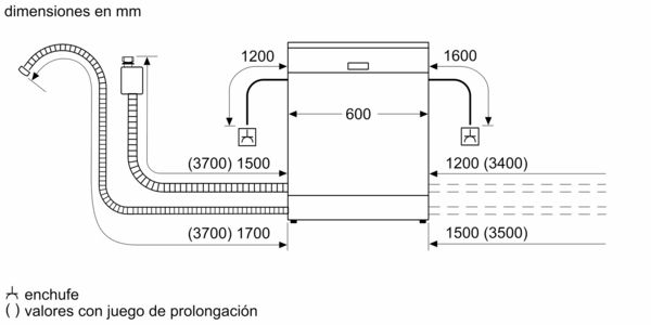 Siemens SN25EI13CE, lavavajillas de libre instalación, 60 cm, acero cepillado antihuellas, iQ500