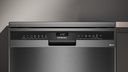 Siemens SN23EC03ME, lavavajillas de libre instalación, 60 cm, acero negro cepillado antihuellas