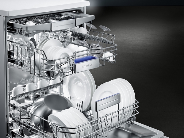 Siemens SN27TI00CE, lavavajillas de libre instalación, 60 cm, secado zeolitas, clase A, acero inox, iQ700