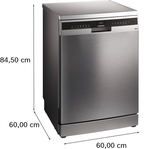Siemens SN23EI03KE, lavavajillas libre instalación, clase B, 60cm, acero inox, iQ300
