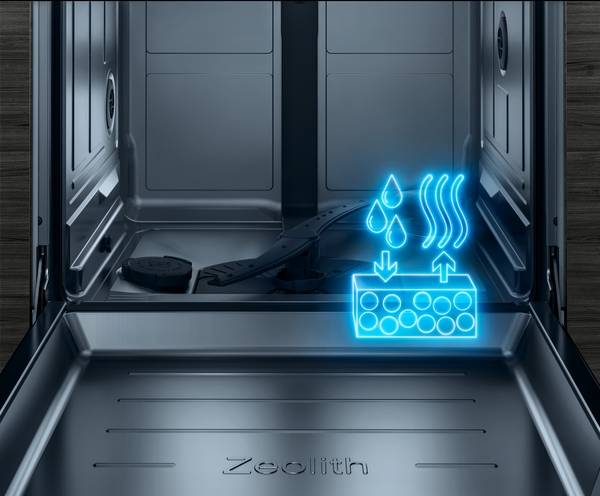 Siemens SX65ZX07CE, lavavajillas integración 60cm, clase B, 3ª bandeja, secado Zeolitas, XXL, negro, iQ500