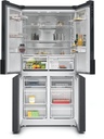 Siemens KF96NAXEA, frigorífico americano, 183 x 90.5 cm, XXL, black stainless steel, iQ300, clase E