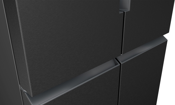 Siemens KF96NAXEA, frigorífico americano, 183 x 90.5 cm, XXL, black stainless steel, iQ300, clase E