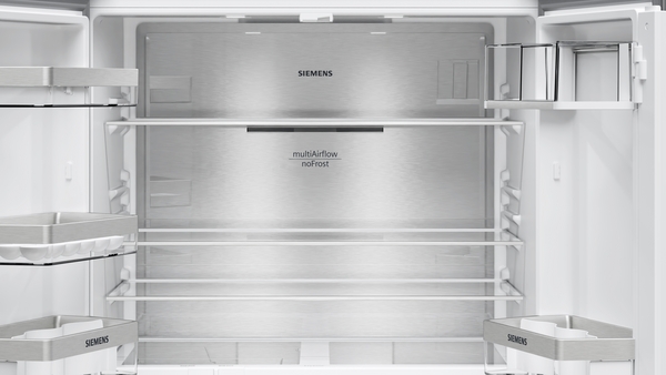 Siemens KF96NAXEA, frigorífico americano, 183 x 90.5 cm, XXL, black stainless steel, iQ300, clase E