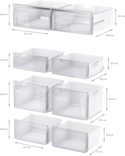 Siemens KF96NAXEA, frigorífico americano, 183 x 90.5 cm, XXL, black stainless steel, iQ300, clase E