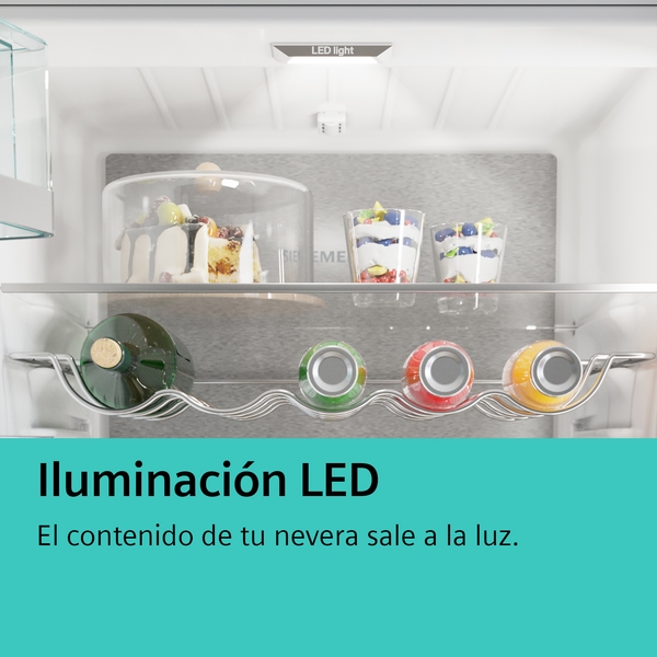 Siemens KS36VAXEP, frigorífico una puerta, NoFrost, black inox, iQ500, clase E