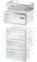 Siemens KG39NSBBF frigorífico combinado de libre instalación, puerta de cristal, negro, 203 x 60 cm, iQ700, clase B