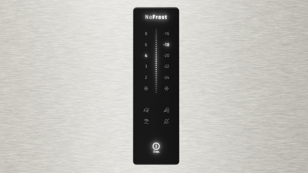 Siemens KG39NAIBT frigorífico combinado de libre instalación, inox , 203 x 60 cm, IQ500, clase B