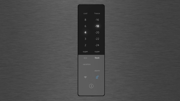 Siemens KG39NAXCF, frigorífico combinado de libre instalación, black inox , 203 x 60 cm, IQ500, clase C