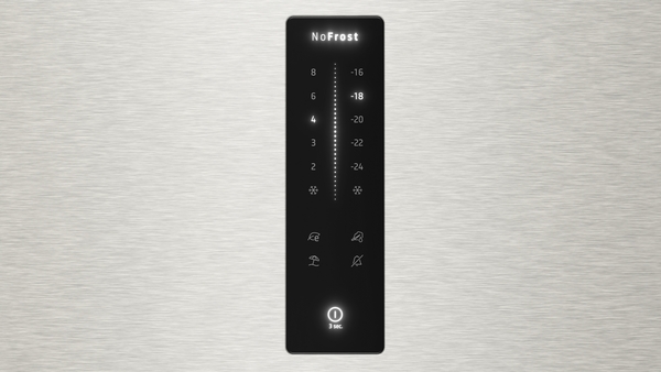 Siemens KG39NXIBF, frigorífico combinado de libre instalación, inox, 203 x 60 cm, iQ300, clase C