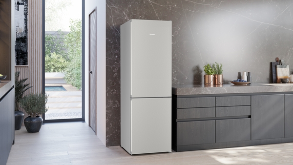Siemens KG36N2ICF, frigorífico combinado de libre instalación, inox, not frost, 1,86 x 60 cm, iQ300, clase C