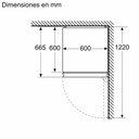 Siemens KG36N2WCF, frigorífico combinado de libre instalación, not frost, 186 x 60 cm, blanco, iQ300, clase C