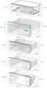 Siemens KI96NVFD0, frigorífico combinado integrable, inox, no frost, 194 x 56 cm, iQ300, clase D