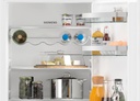 Siemens KI86NHFE0, frigorífico combinado integrable, 177.2 x 54.1 cm, puerta fija, blanco, iQ300, clase E