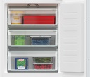 Siemens KI86NHFE0, frigorífico combinado integrable, 177.2 x 54.1 cm, puerta fija, blanco, iQ300, clase E