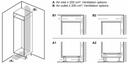 Siemens KI81RADD0, frigorífico una puerta integrable, cíclico, 177.5 x 56 cm, iQ500, clase D