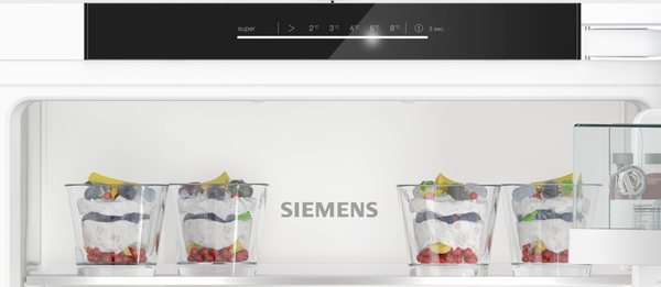 Siemens KI41RADD1, frigorífico integrable, 122.5 x 56cm, blanco, cierre SoftClose, iQ500, clase D