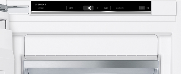 Siemens GI81NACE0, congelador integrable, 177.2 x 55.8cm, cierre SoftClose, puerta fija, iQ500, clase E
