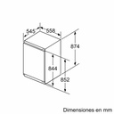 Siemens GI21VAFE0, congelador integrable, puerta fija, 87.5 x 55,8cm, iQ300, clase E