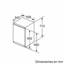 Siemens GI11VAFE0, congelador integrable, 71.2 x 55.8 cm, puerta fija, blanca, iQ300, clase E