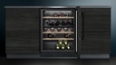 Siemens KU21WAHG0, vinoteca integrable, puerta de cristal, 32 x 60cm, iQ500, clase G