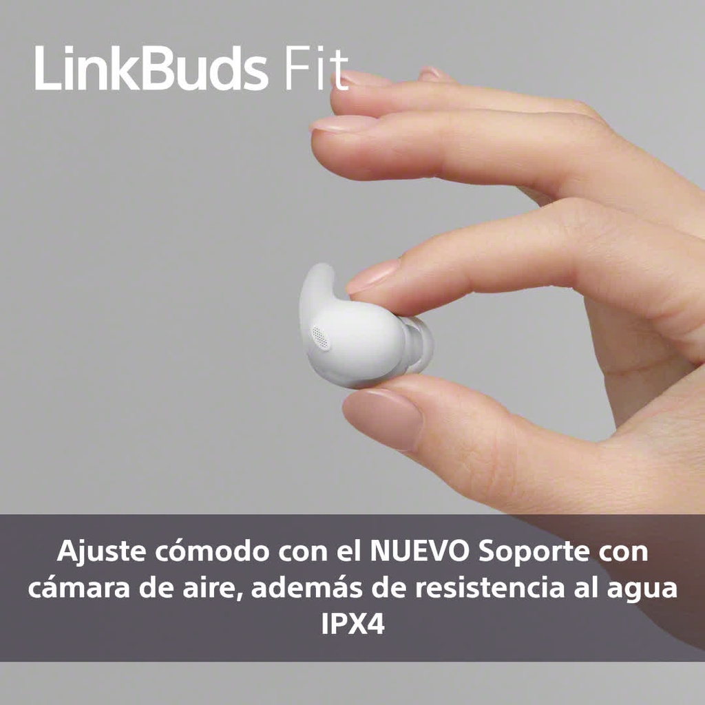 Auriculares Inalámbricos Linkbuds Fit WFLS910N, Noise Cancelling, inteligentes y ligeros, Hi-Res Audio, Manos libres, 360 Spatial Sound, Batería 5,5h