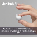 Auriculares Inalámbricos Linkbuds Fit WFLS910N, Noise Cancelling, inteligentes y ligeros, Hi-Res Audio, Manos libres, 360 Spatial Sound, Batería 5,5h