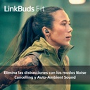 Auriculares Inalámbricos Linkbuds Fit WFLS910N, Noise Cancelling, inteligentes y ligeros, Hi-Res Audio, Manos libres, 360 Spatial Sound, Batería 5,5h