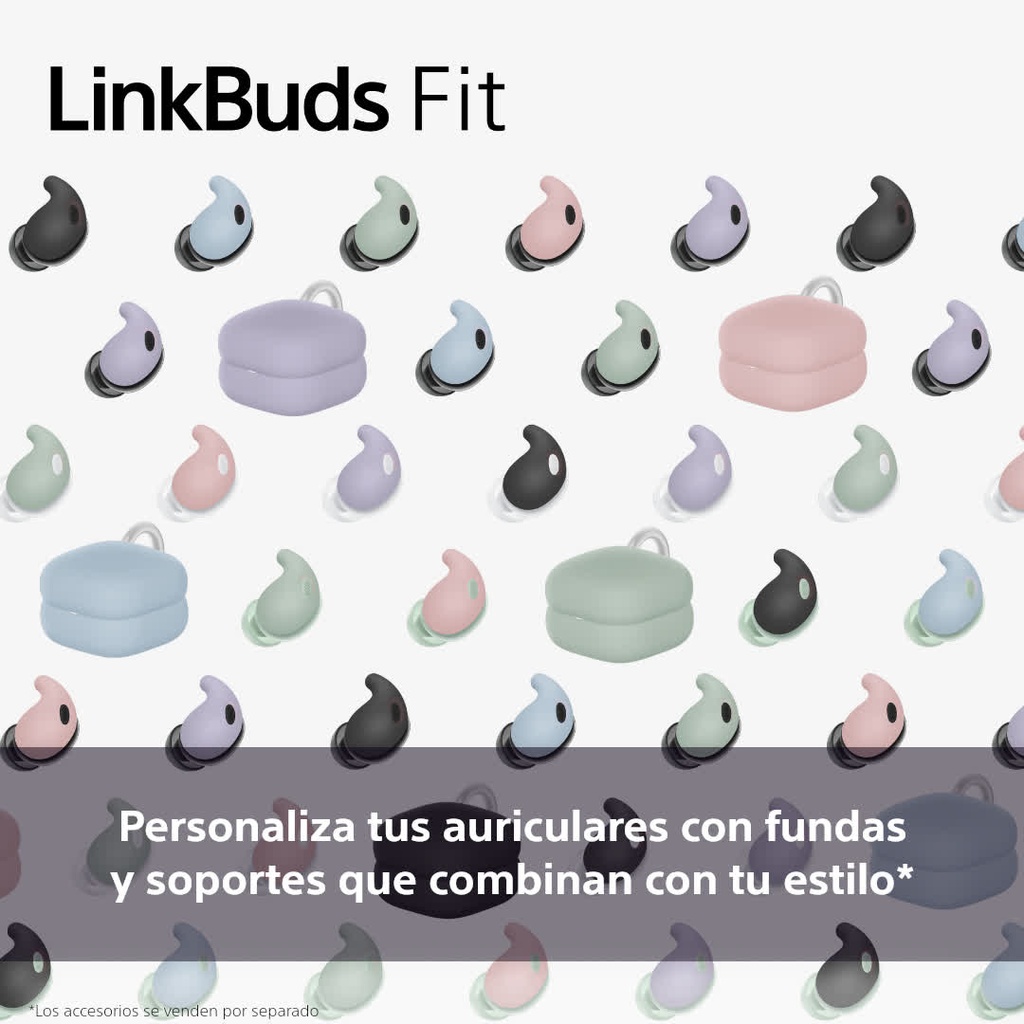 Auriculares Inalámbricos Linkbuds Fit WFLS910N, Noise Cancelling, inteligentes y ligeros, Hi-Res Audio, Manos libres, 360 Spatial Sound, Batería 5,5h