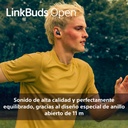 Auriculares Inalámbricos Linkbuds Open WFL910, Inteligentes y ligeros, Manos libres, 360 Spatial Sound, Batería 8h