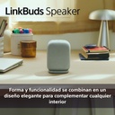 Altavoz inálambrico Linkbuds Speaker, SRSLS1,  Gran calidad, pequeño e inteligente, Bluetooth, Auto play, Resistente a salpicaduras, Base de carga, Batería hasta 25h