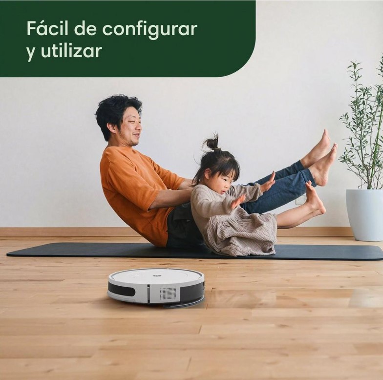 Roomba Y011240, Combo Essential, aspira y friega suelos, iRobot, blanco